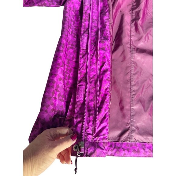 Columbia Women’s Sz L Bright Plum Hot Pink Full Zip Outdoor Jacket - Picture 10 of 13